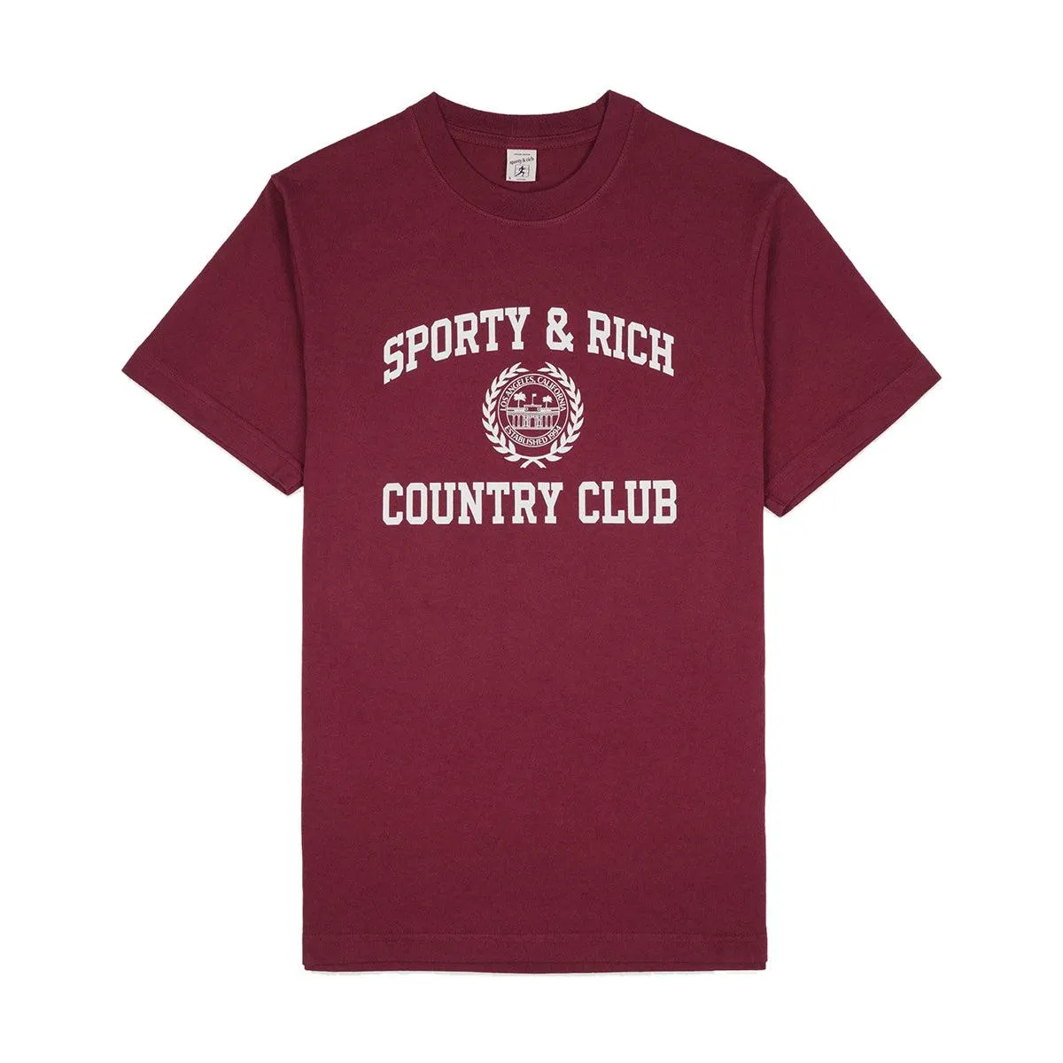 Varsity Crest Tee 'Merlot'