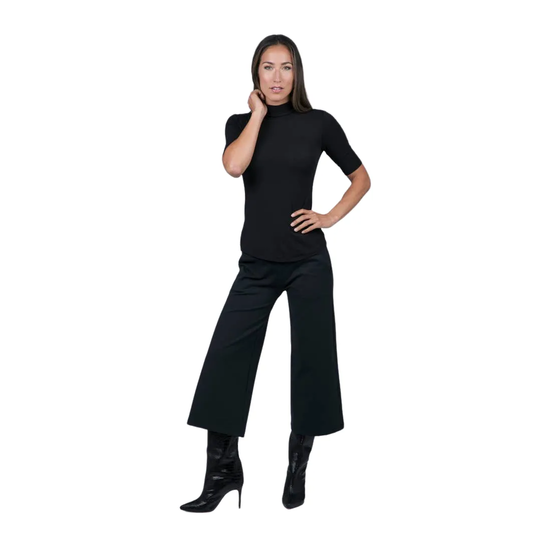 Wide Leg Crop Moisture Wick Pant
