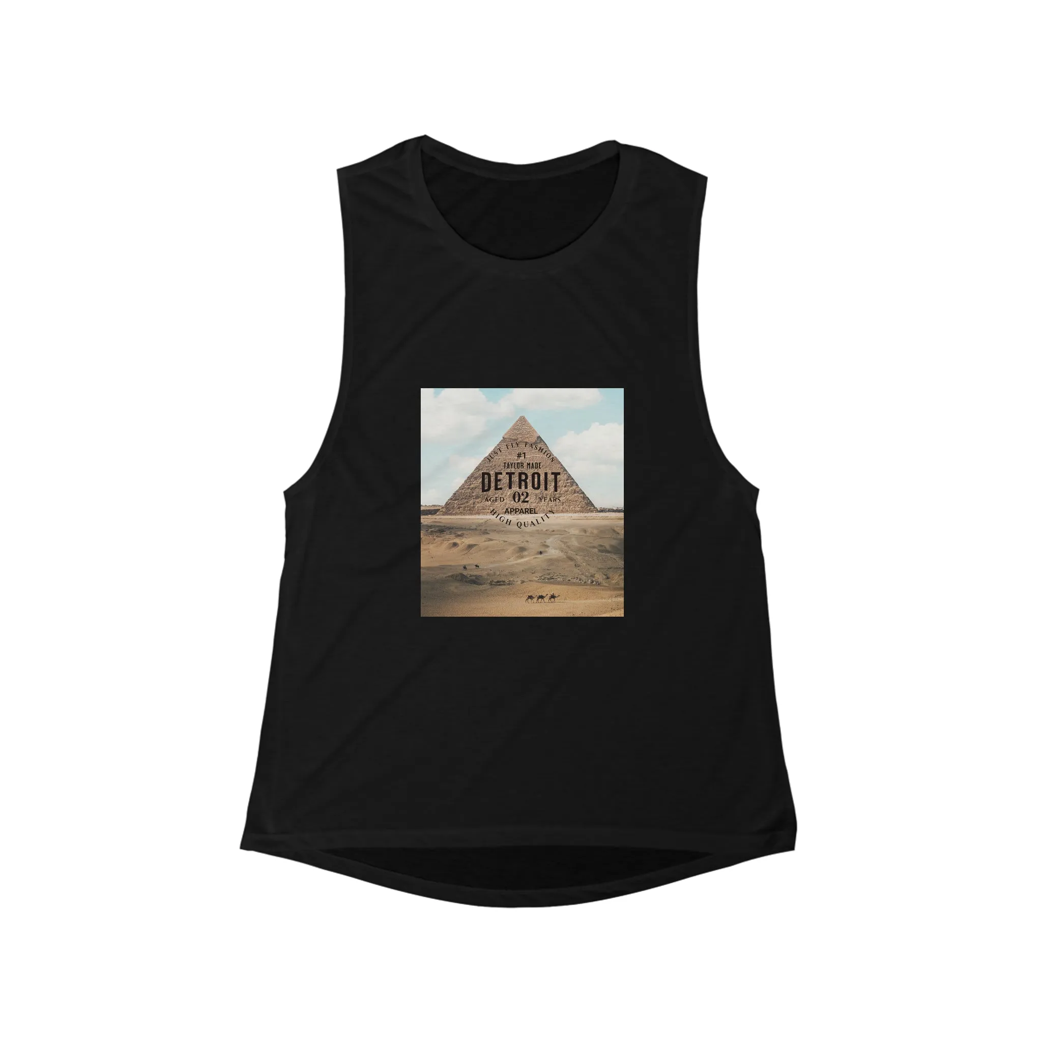 Women's Flowy Scoop Muscle Tank justflyfashion