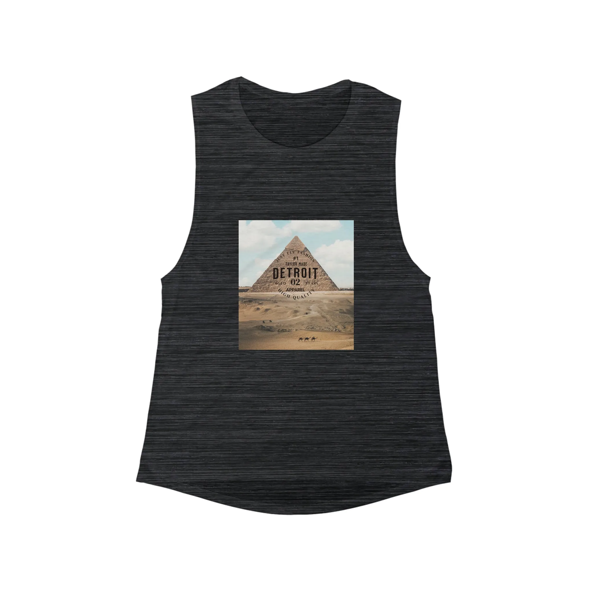 Women's Flowy Scoop Muscle Tank justflyfashion