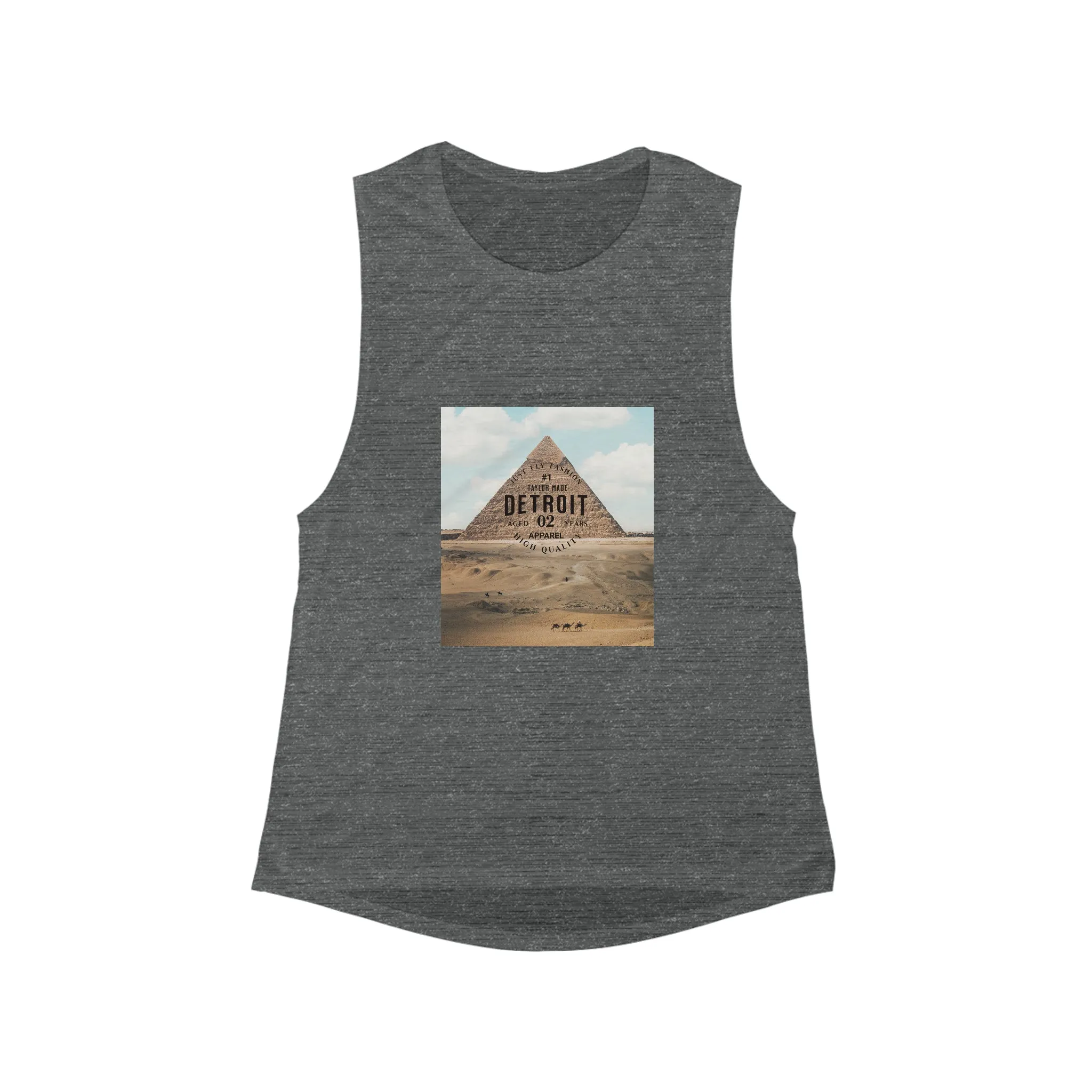 Women's Flowy Scoop Muscle Tank justflyfashion