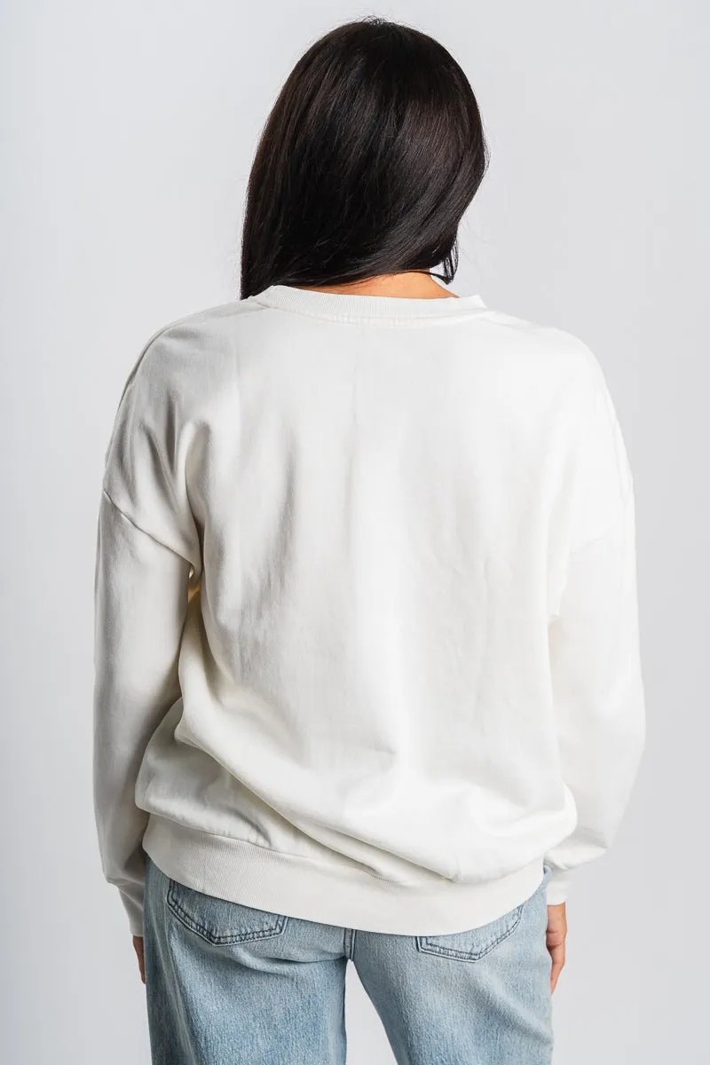 Z Supply Sunday sweatshirt sea salt